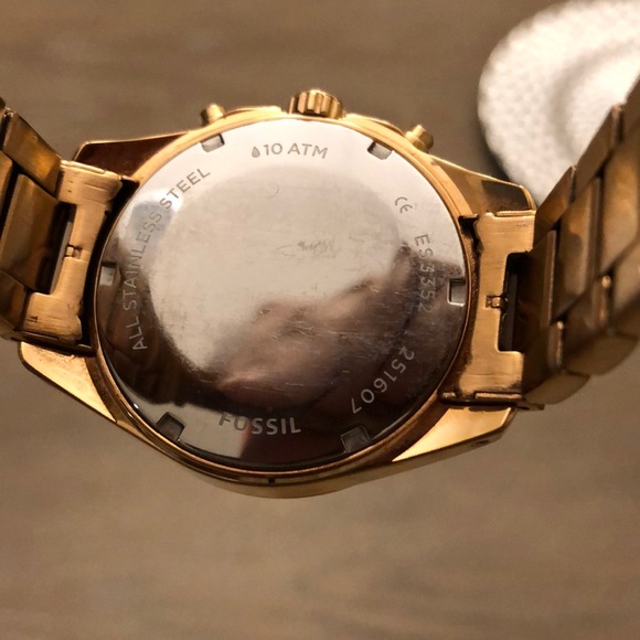 Fossil women’s watch. Gold - Picture 6 of 8